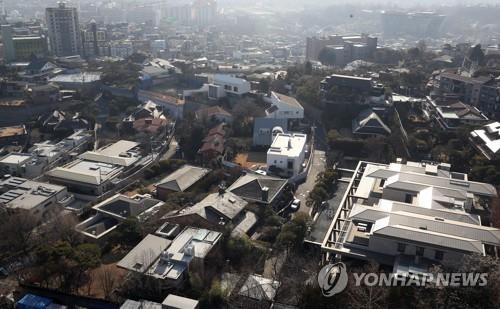 서울 용산구 이태원로 일대 단독주택
